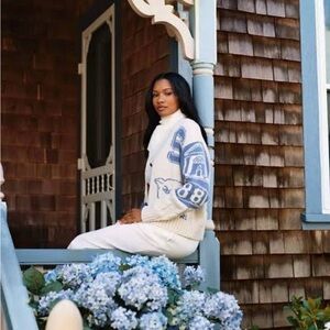 RARE Polo Ralph Lauren Spelman College Patchwork Cardigan